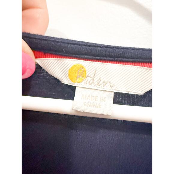 Boden Long Sleeve Maxi Dress in Navy Size 10 - Picture 5 of 7